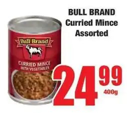 Boxer BULL BRAND Curried Mince Assorted offer