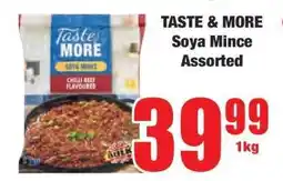 Boxer TASTE & MORE Soya Mince Assorted offer