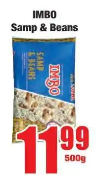 Boxer IMBO SAMP & BEANS offer