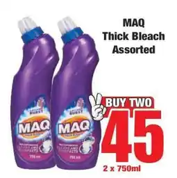Boxer MAQ Thick Bleach Assorted offer