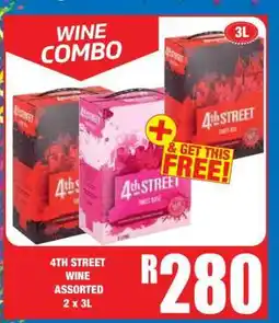 Boxer 4TH STREET WINE ASSORTED 2 x 3L offer