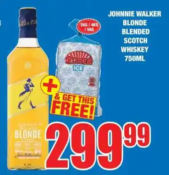Boxer JOHNNIE WALKER BLONDE BLENDED SCOTCH WHISKEY 750ML offer