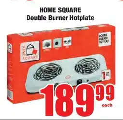Boxer HOME SQUARE Double Burner Hotplate offer