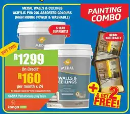 Boxer MEDAL WALLS & CEILINGS ACRYLIC PVA 20L ASSORTED COLOURS offer