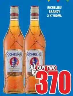 Boxer RICHELIEU BRANDY 2 X 750ML offer
