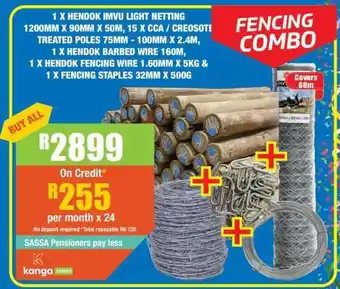 Boxer Fencing Combo offer