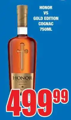 Boxer HONOR VS GOLD EDITION COGNAC 750ML offer