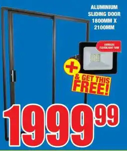 Boxer ALUMINIUM SLIDING DOOR 1800MM X 2100MM offer