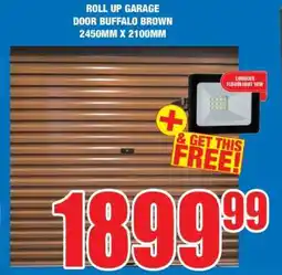 Boxer ROLL UP GARAGE DOOR BUFFALO BROWN 2450MM X 2100MM offer