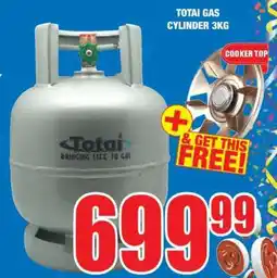 Boxer TOTAI GAS CYLINDER 3KG offer