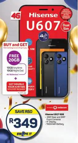 Pick n Pay Hypermarket Hisense U607 8GB offer
