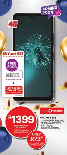 Pick n Pay Hypermarket HMD Arc 64GB offer
