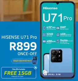 Pick n Pay Hypermarket Hisense U71 pro offer