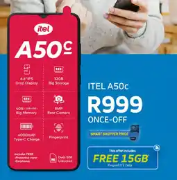 Pick n Pay Hypermarket ITEL A50c offer