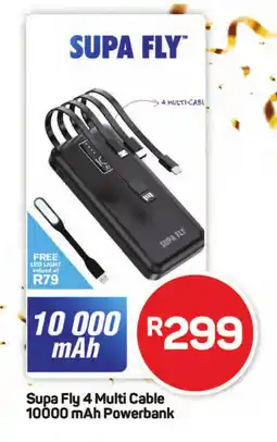 Pick n Pay Hypermarket Supa fly 4 multi cable 10000 mah powerbank offer