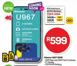 Pick n Pay Hypermarket Hisense U967 32GB offer