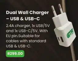 Pick n Pay Hypermarket Dual Wall Charger USB & USB C offer