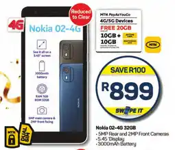 Pick n Pay Hypermarket Nokia 02-4G 32GB offer