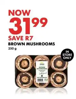 Woolworths Brown Mushrooms offer