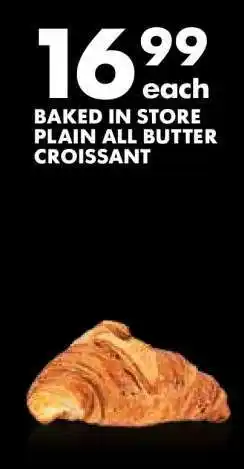 Woolworths Plain All Butter Croissant offer