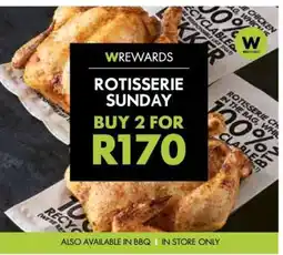 Woolworths Rotisserie Chicken offer