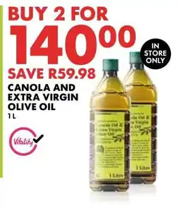Woolworths Canola and Extra Virgin Olive Oil offer