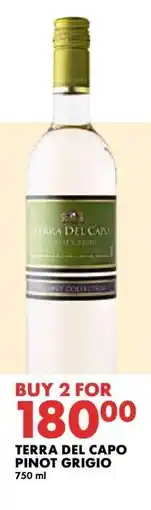 Woolworths TERRA DEL CAPO PINOT GRIGIO offer