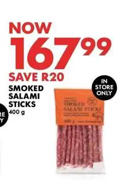 Woolworths Smoked Salami Sticks offer