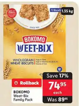 Makro BOKOMO Weet-Bix Family Pack offer