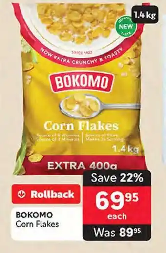 Makro Bokomo Corn Flakes offer