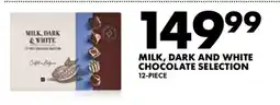 Woolworths Milk, Dark and White Chocolate Selection offer