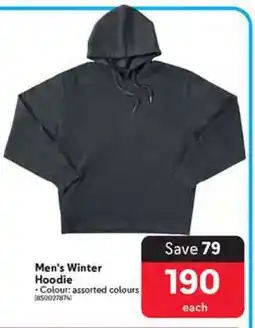 Makro Men's Winter Hoodie offer
