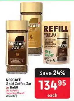 Makro NESCAFÉ Gold Coffee Jar or Refill offer