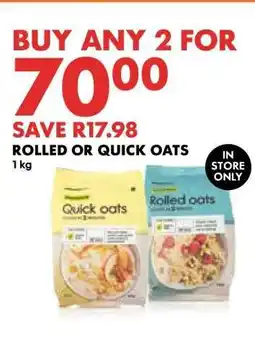 Woolworths Rolled or Quick Oats offer