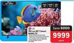 Makro LG 165 cm (65”) Smart NANO TV offer