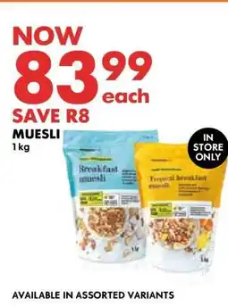 Woolworths Muesli offer