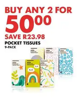 Woolworths Pocket Tissues 9-Pack offer
