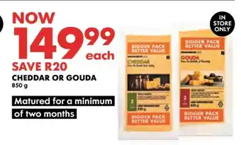 Woolworths CHEDDAR OR GOUDA offer