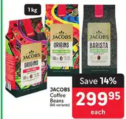 Makro JACOBS Coffee Beans offer