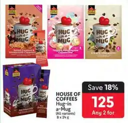 Makro HOUSE OF COFFEES Hug-in a-Mug offer