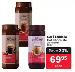Makro CAFÉ ENRISTA Hot Chocolate offer