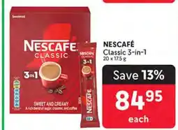 Makro NESCAFÉ Classic 3-in-1 offer