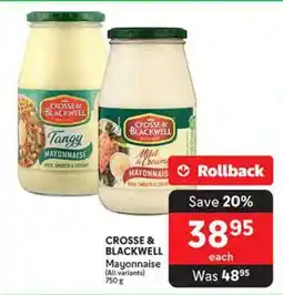 Makro Crosse & Blackwell Mayonnaise offer