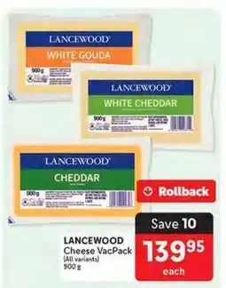 Makro LANCEWOOD Cheese VacPack offer