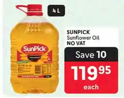 Makro SUNPICK Sunflower Oil offer