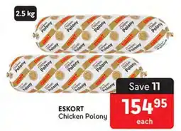 Makro ESKORT Chicken Polony offer