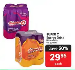 Makro SUPER C Energy Drink offer