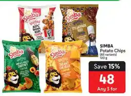 Makro SIMBA POTATO CHIPS offer