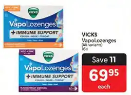 Makro VICKS VapoLozenges offer