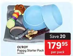 Makro OL'ROY Puppy Starter Pack offer